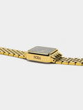 Reloj Cuadrado Con Pulsera De Acero Inoxidable