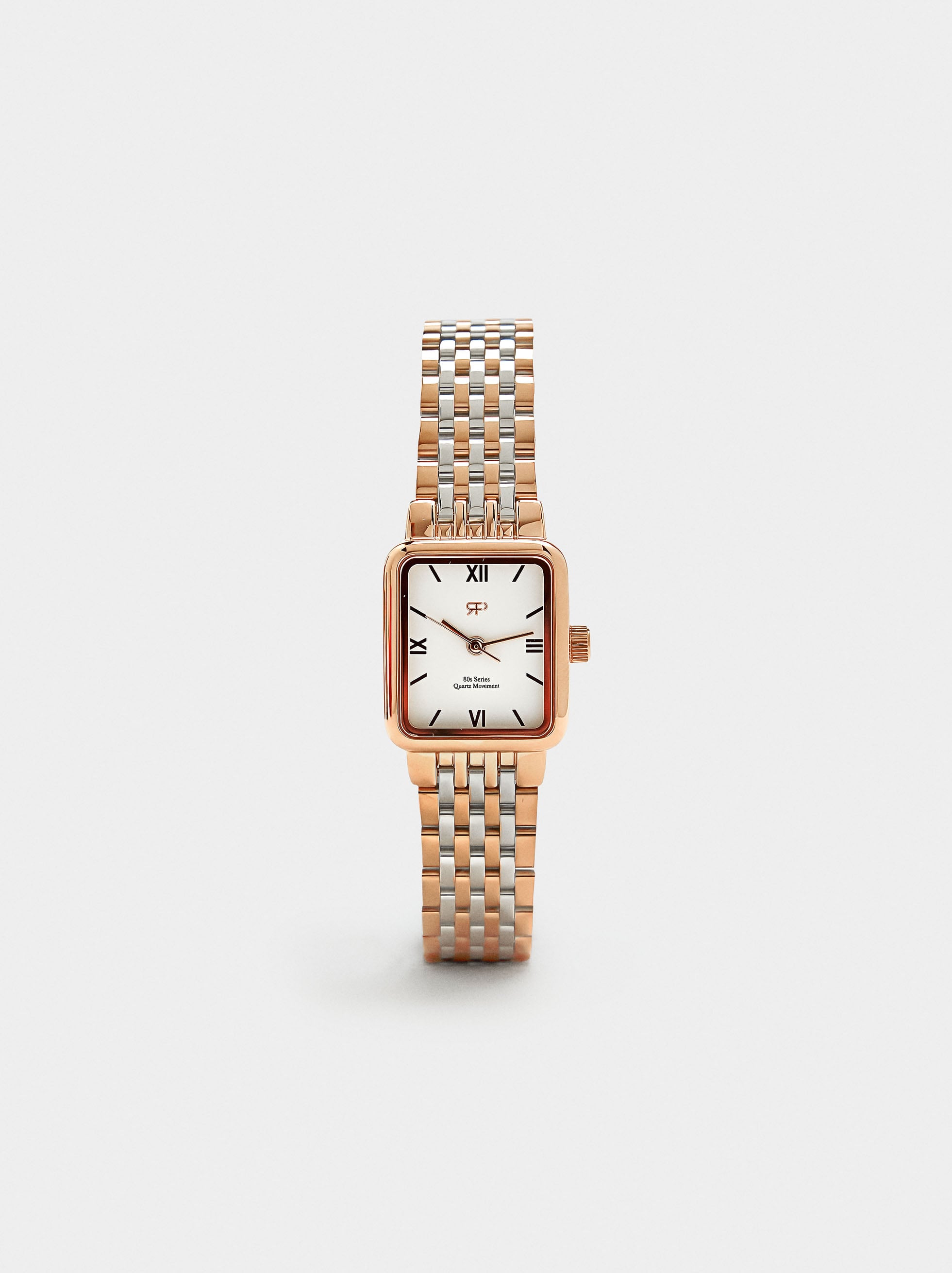 Reloj Cuadrado Con Pulsera De Acero Inoxidable