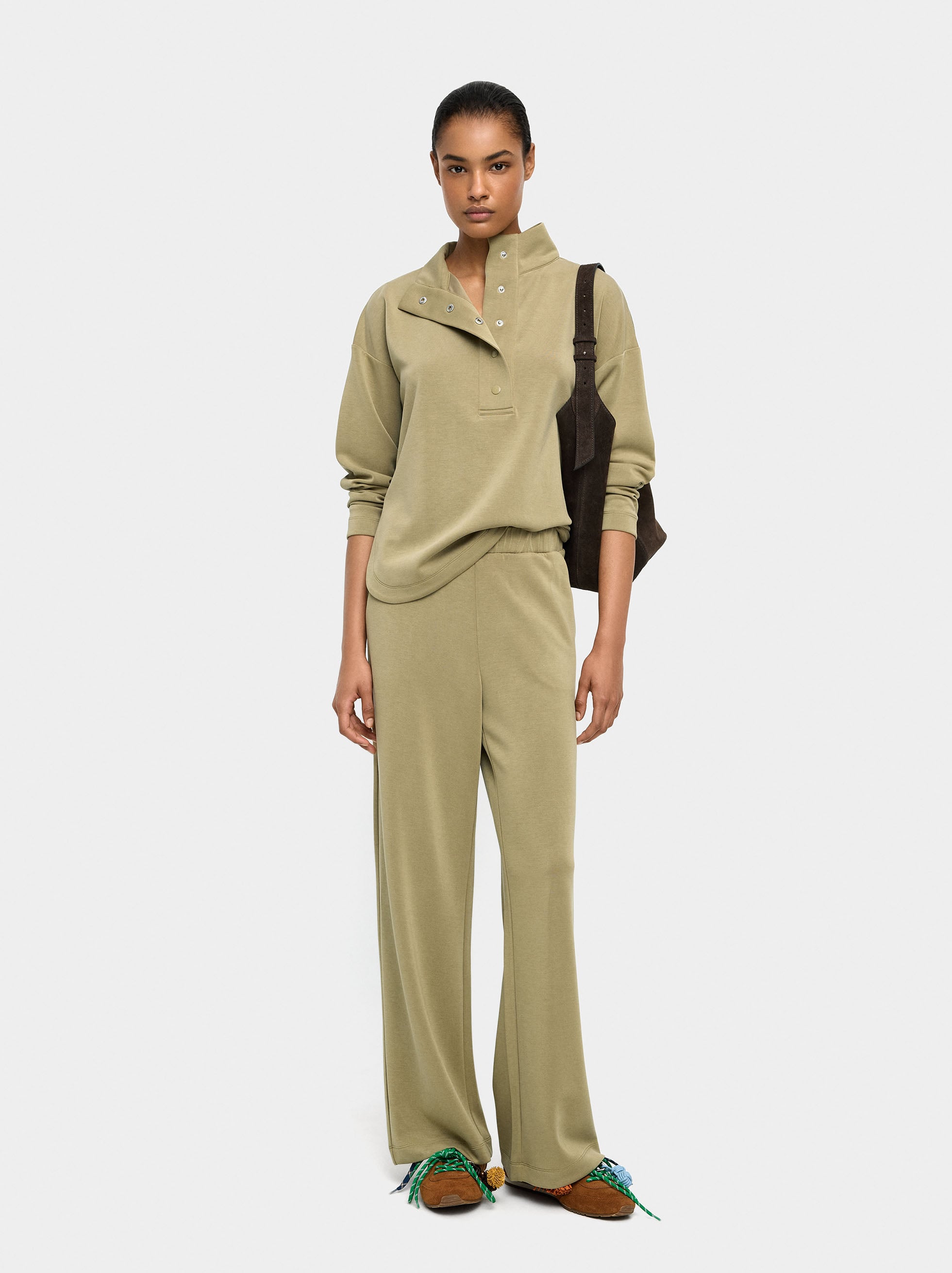 Pantalón Con Cintura Elástica Tacto Suave