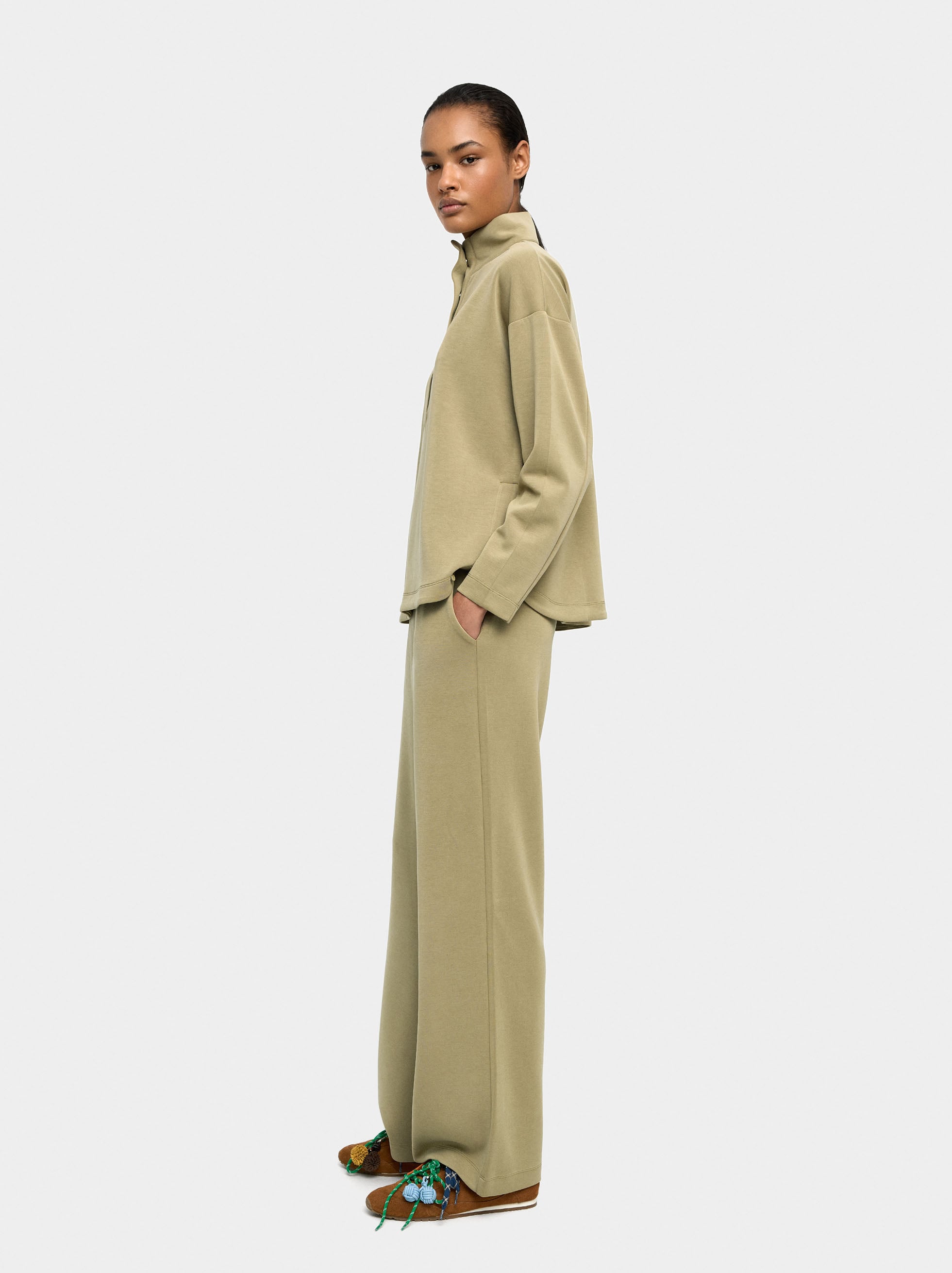 Pantalón Con Cintura Elástica Tacto Suave