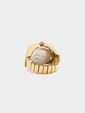 Anillo De Reloj Con Acero Dorado