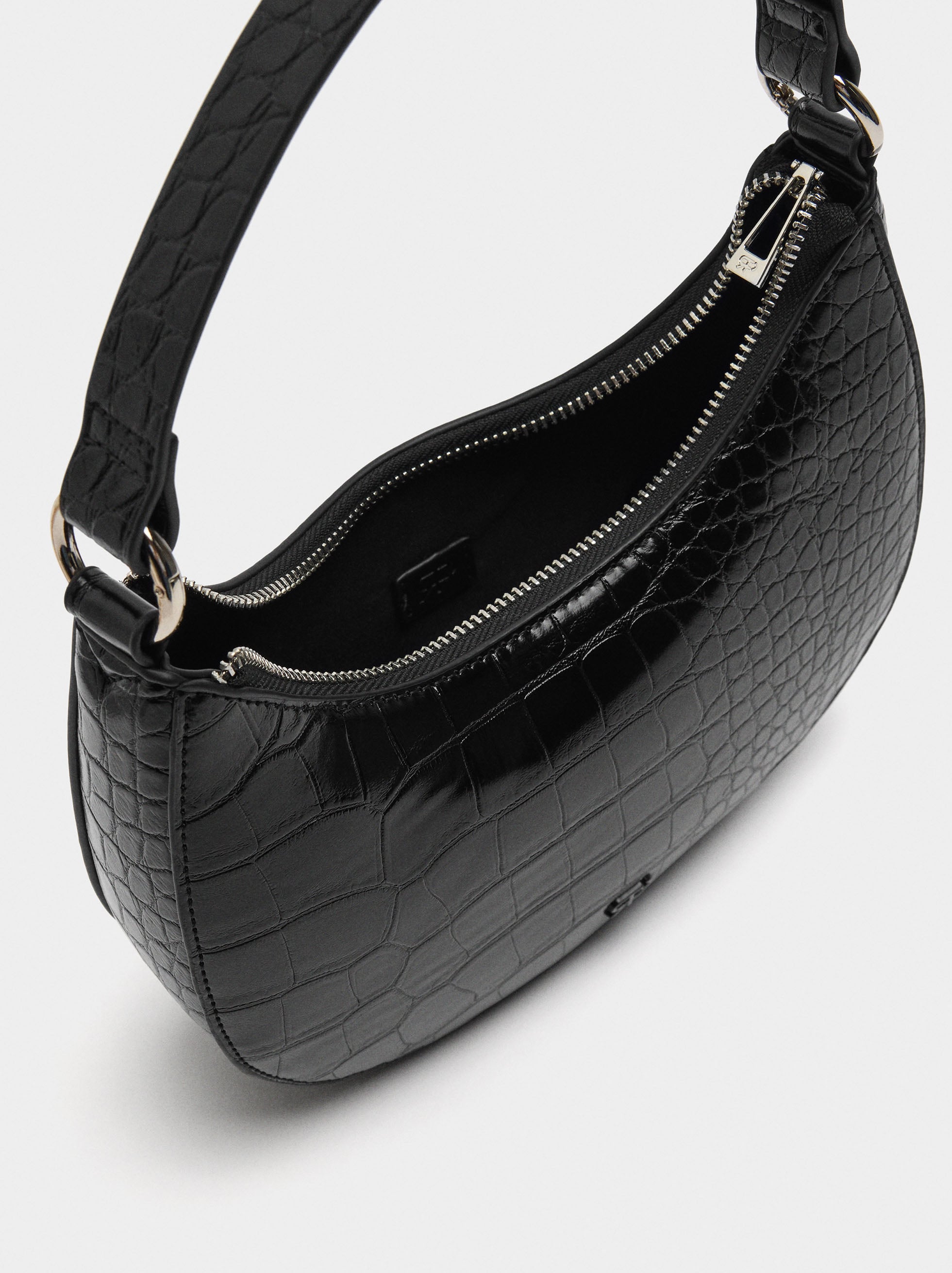Bolso De Hombro Con Grabado Animal