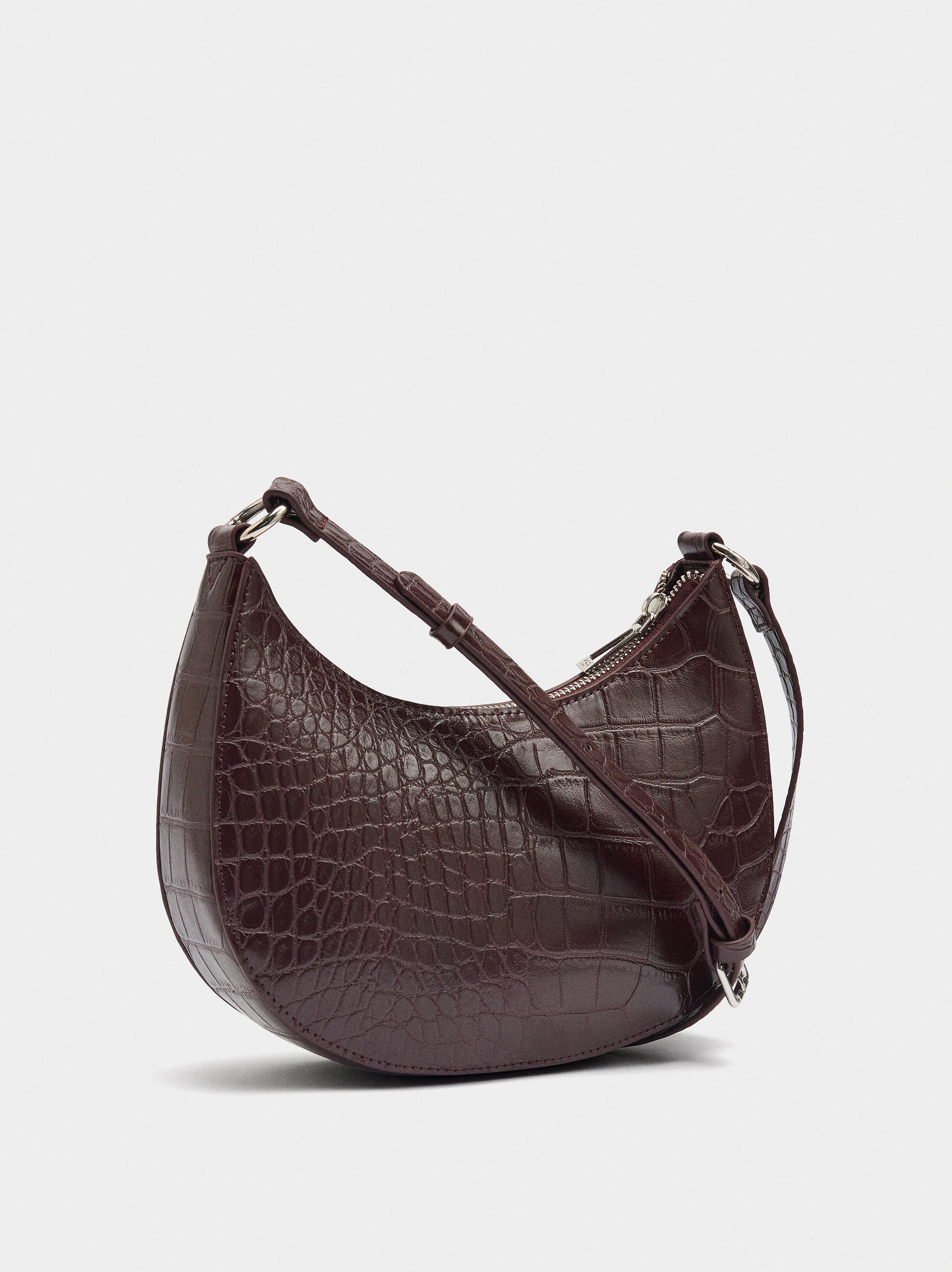 Bolso De Hombro Con Grabado Animal