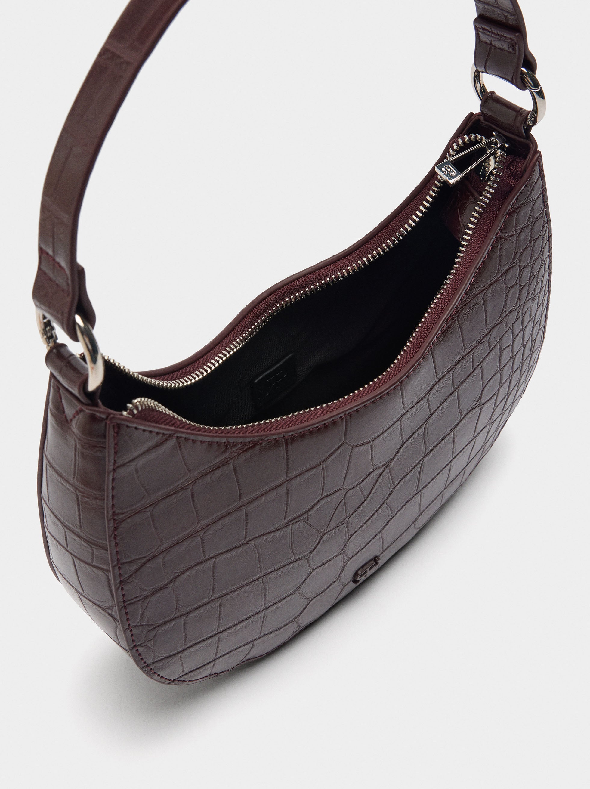 Bolso De Hombro Con Grabado Animal