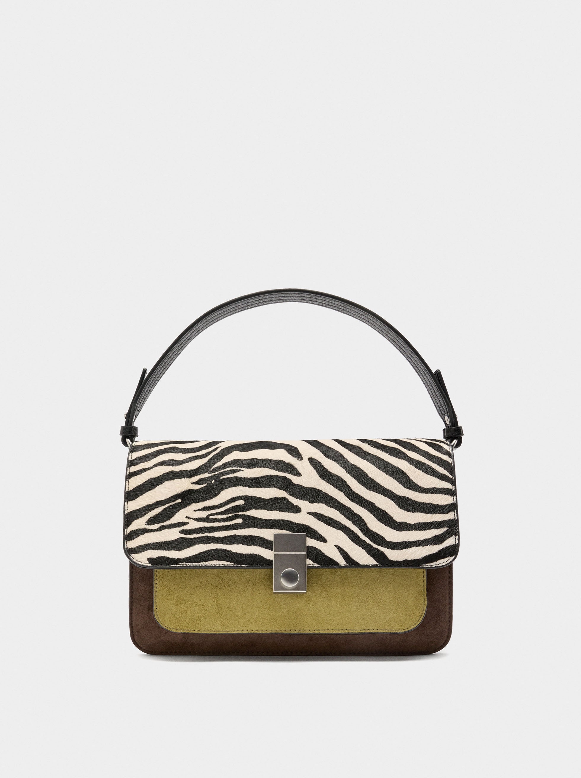 Bolso Bandolera Detalles De Piel