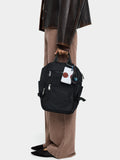 Mochila De Nylon Con Colgante