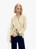 Blusa Lisa Con Textura 100% Algodón