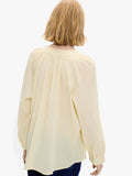 Blusa Lisa Con Textura 100% Algodón