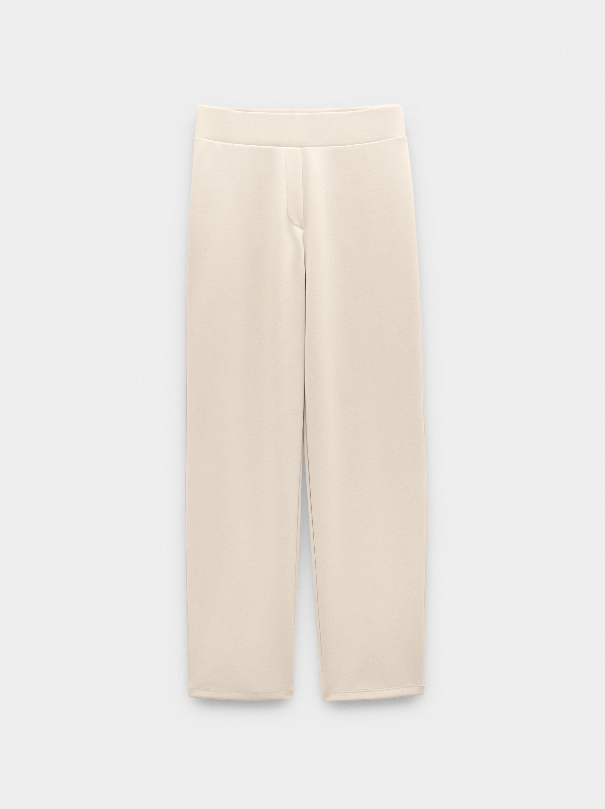 Pantalón Recto Cintura Media
