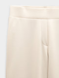 Pantalón Recto Cintura Media
