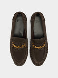 Mocasines De Piel Con Hebilla