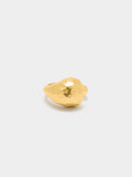 Anillo Abierto Asimétrico - Baño De Oro 18k