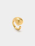 Anillo Abierto Asimétrico - Baño De Oro 18k