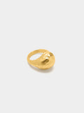 Anillo Abierto Asimétrico - Baño De Oro 18k