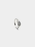 Anillo Sello Con Piedra - Baño De Plata