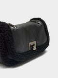 Bolso De Fiesta Bordes Efecto Pelo