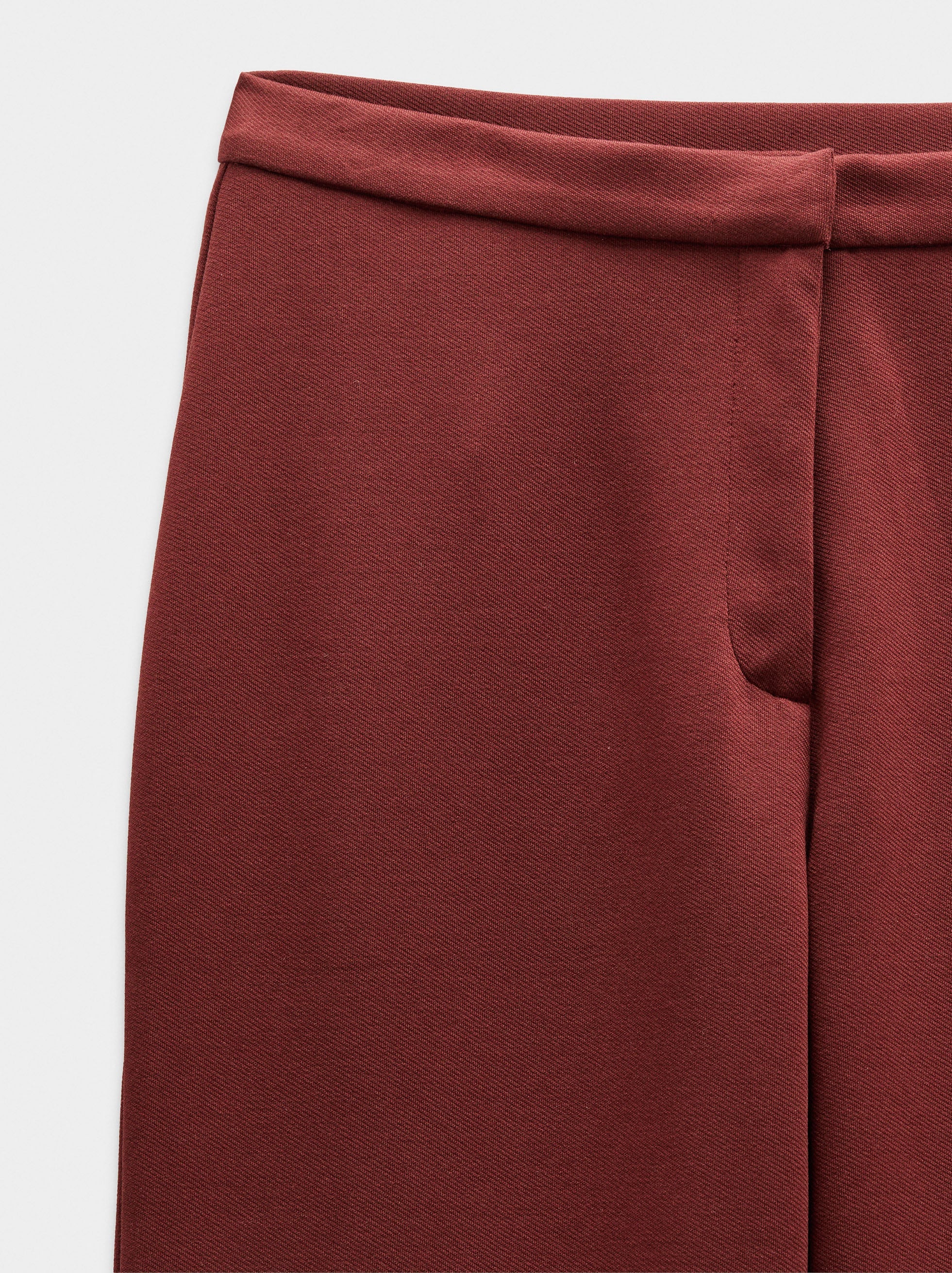 Pantalón De Mezcla De Algodón
