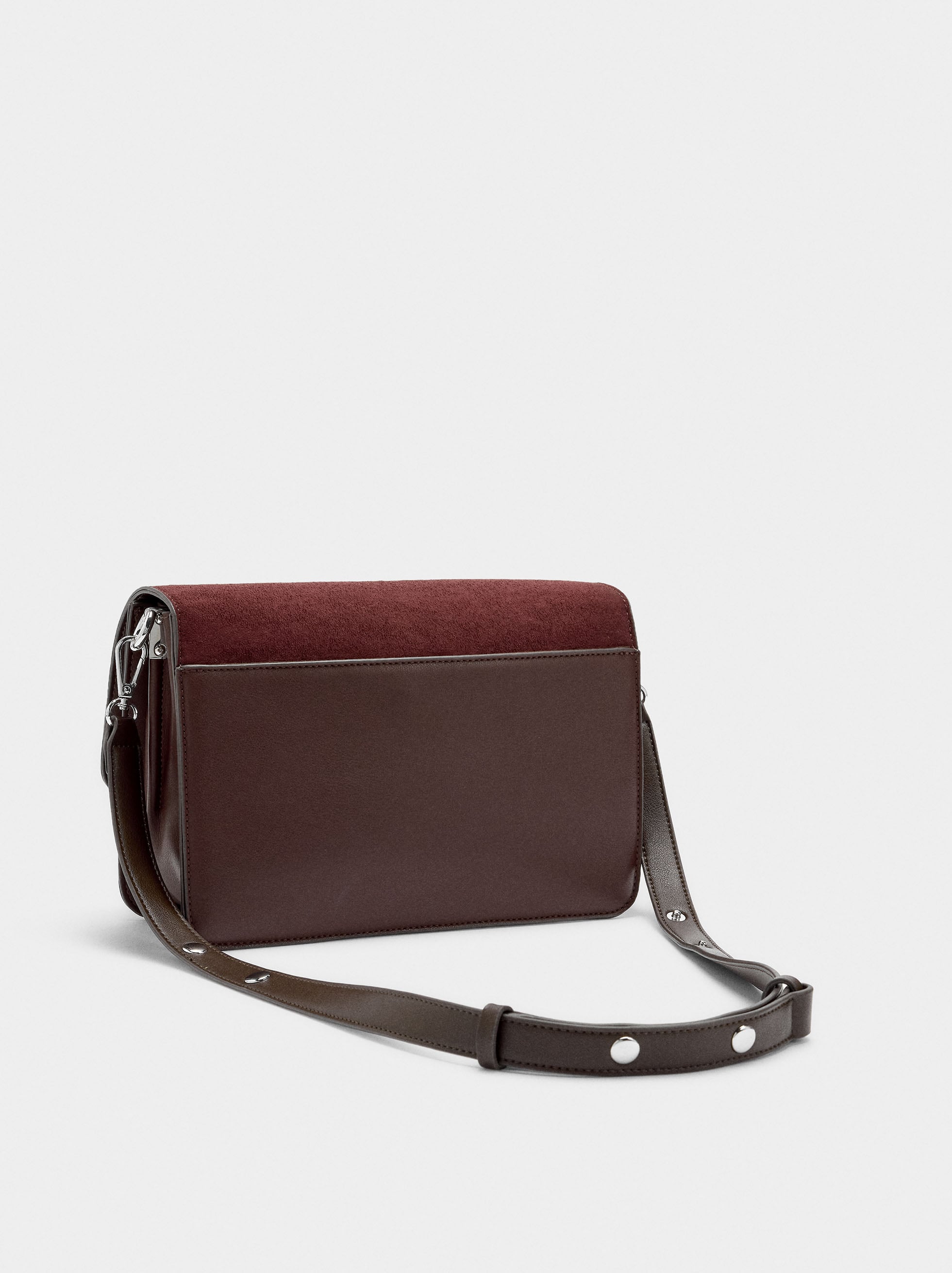 Bolso Bandolera Con Solapa