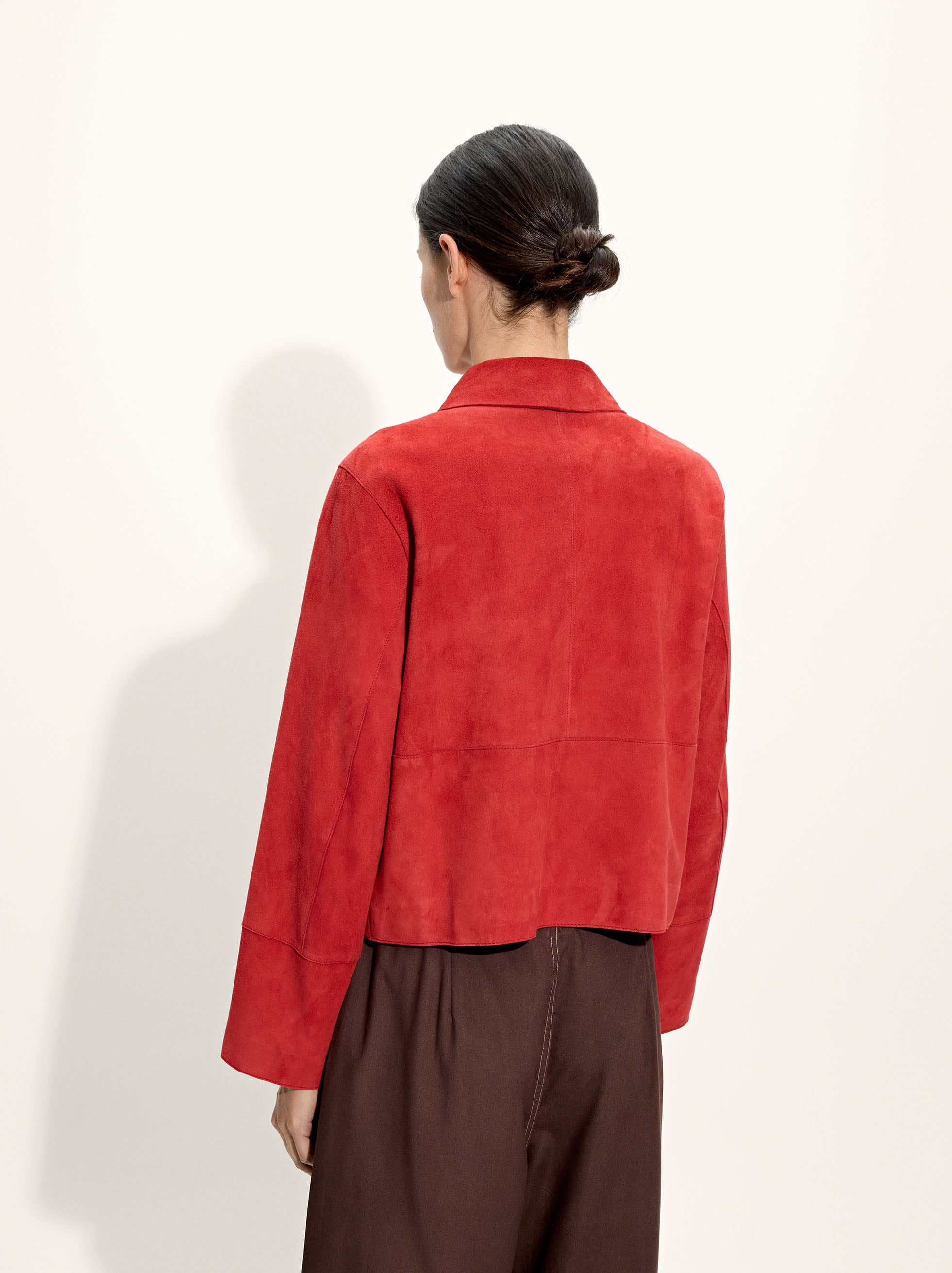 Chaqueta De Piel Con Cremallera