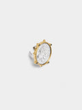 Anillo Con Moneda Bicolor