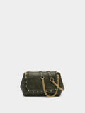 Bolso De Hombro Con Solapa Y Tachuelas