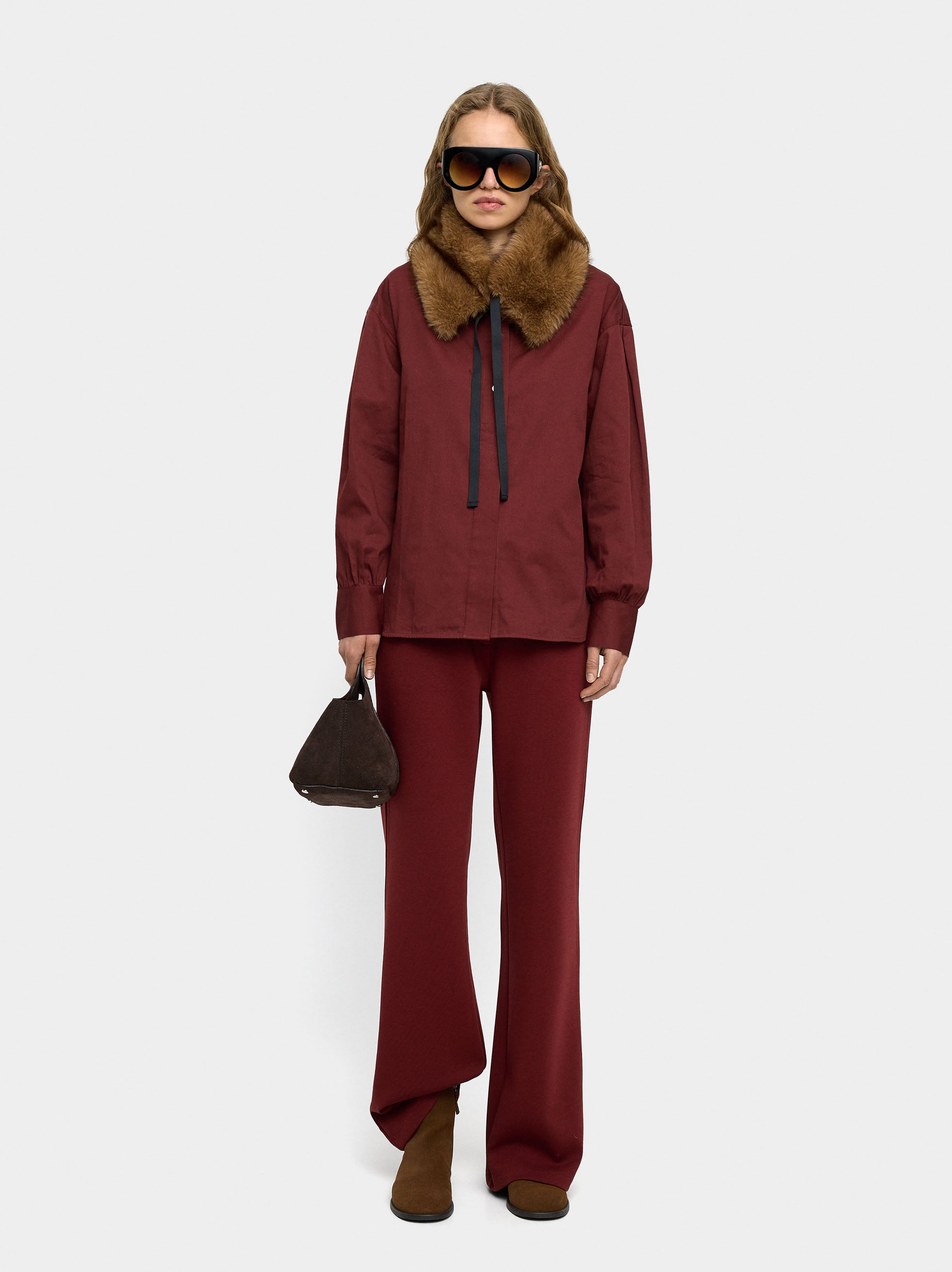 Camisa De Manga Larga 100% Algodón