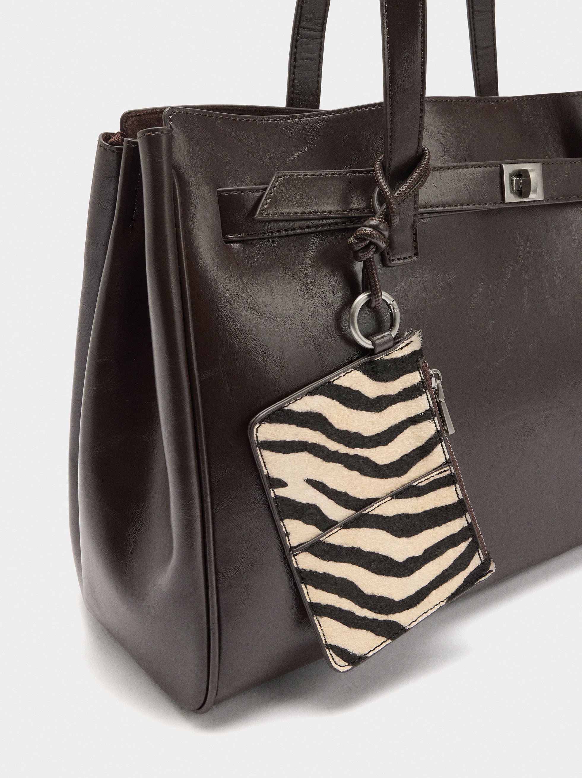 Bolso Para Portátil 13" Colgado De Piel