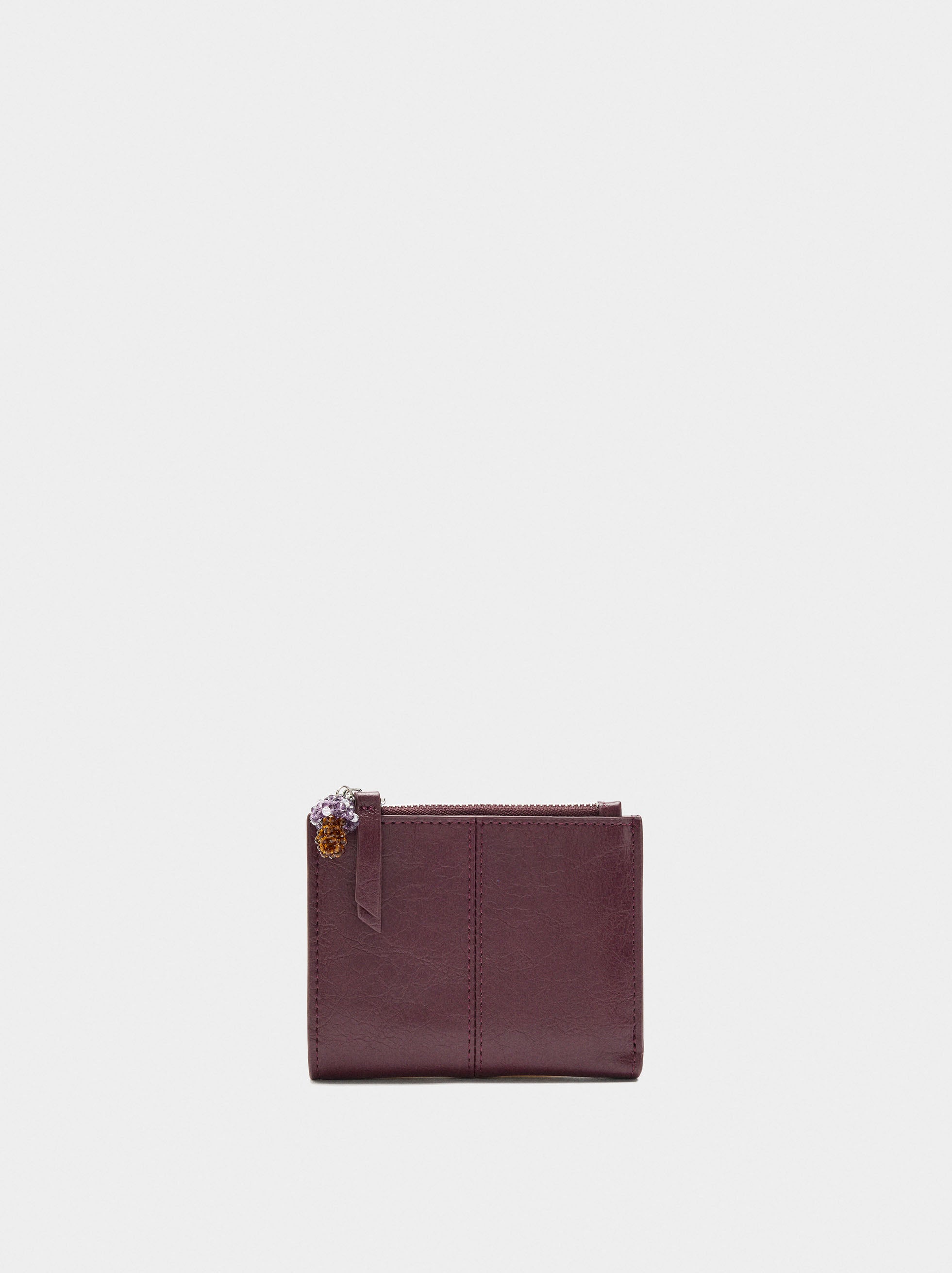 Cartera Lisa Efecto Craquelado S