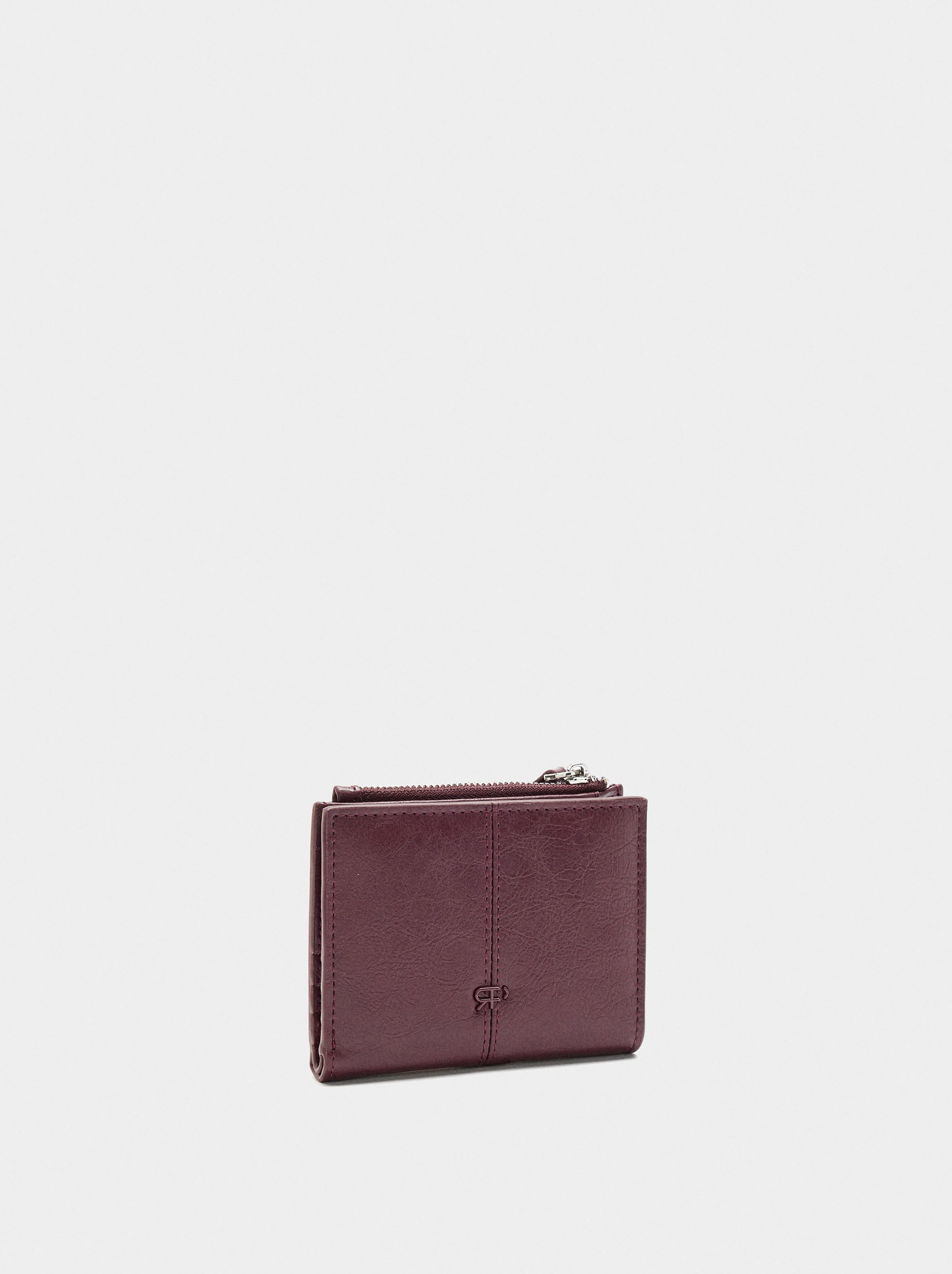 Cartera Lisa Efecto Craquelado S