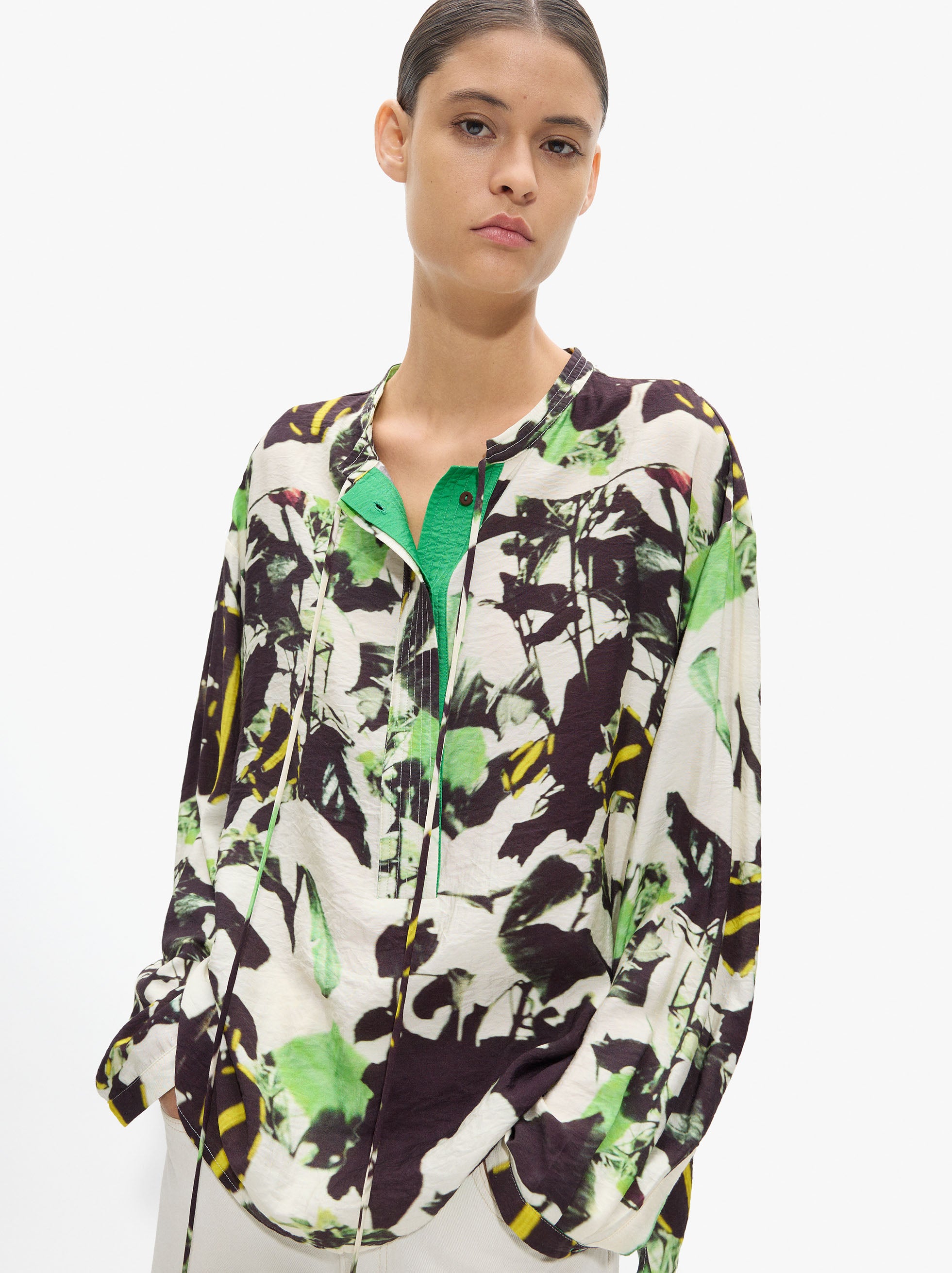 Blusa Fluida Estampada
