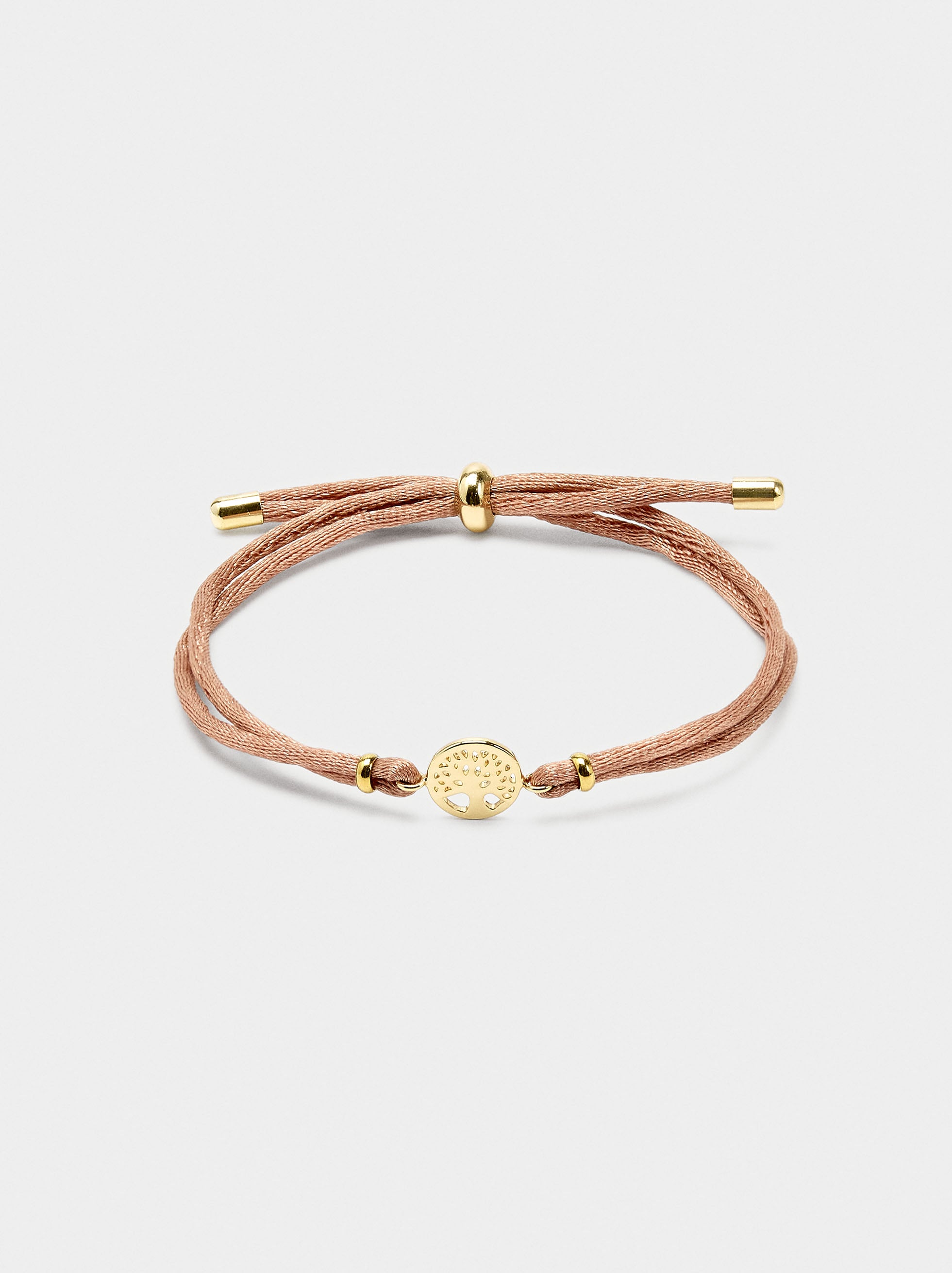Pulsera Ajustable Con Charm Árbol De La Vida