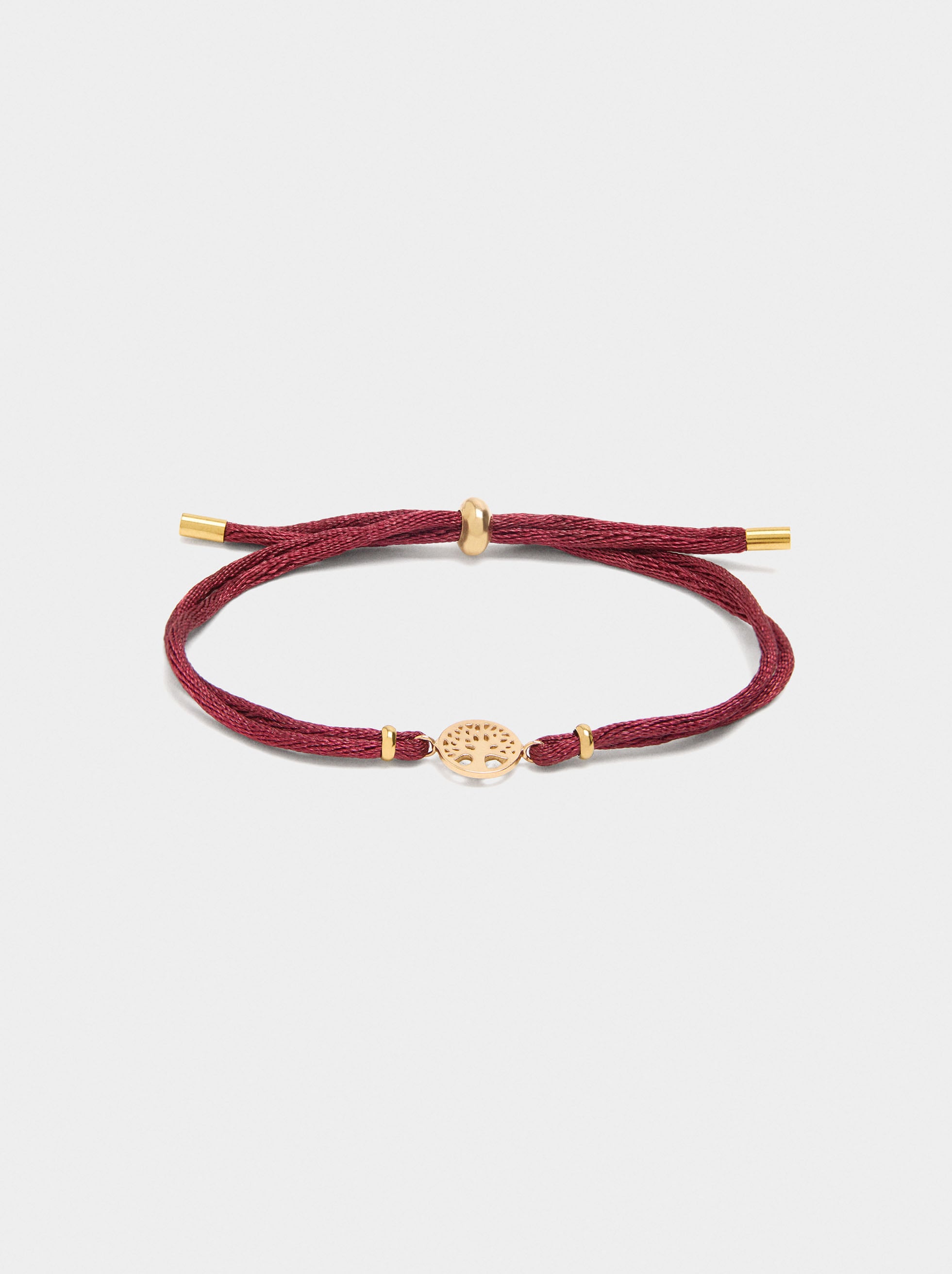 Pulsera Ajustable Con Charm Árbol De La Vida