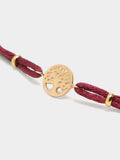 Pulsera Ajustable Con Charm Árbol De La Vida