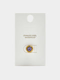 Pendiente Individual Cristal - Acero Inoxidable