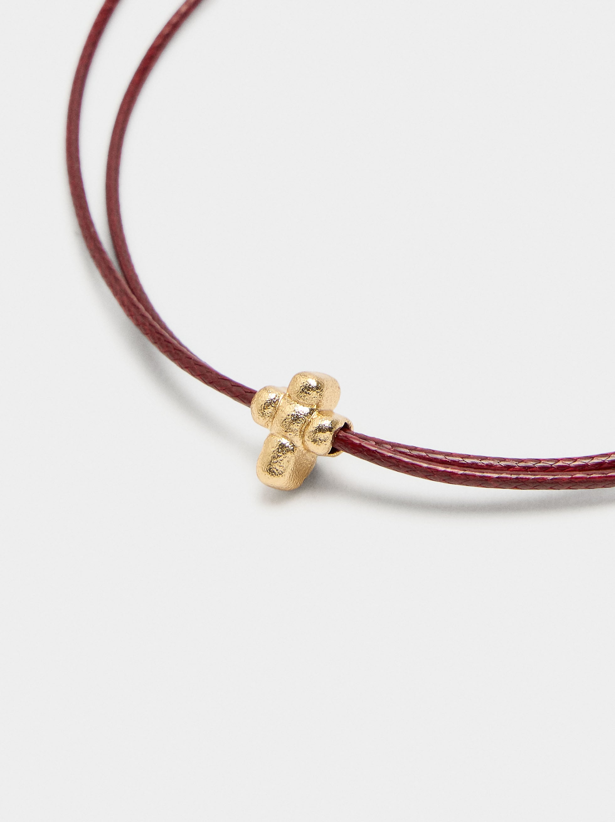 Pulsera Ajustable Con Cruz