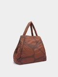 Bolso Shopper De Nylon Estampado Con Colgante