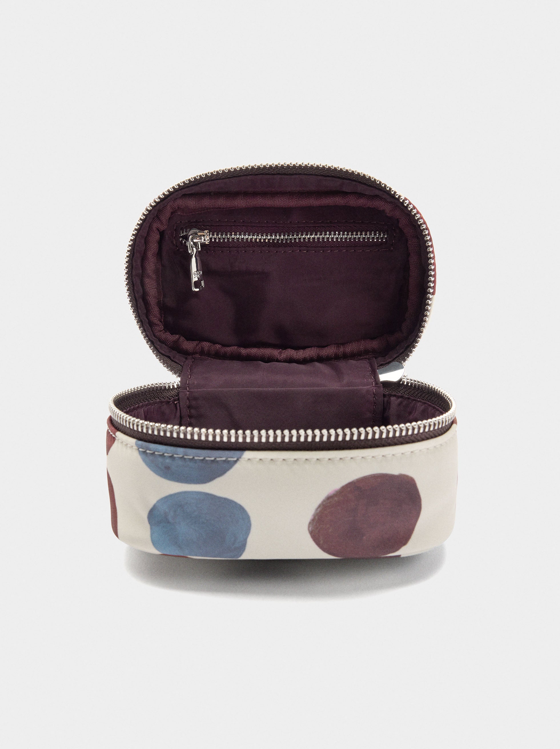 Neceser Mini De Nylon Estampado