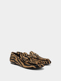Mocasines De Piel Estampado Animal