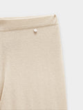 Pantalón De Punto Con Mezcla De Lana