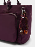 Bolso Tote De Nylon Con Colgante M