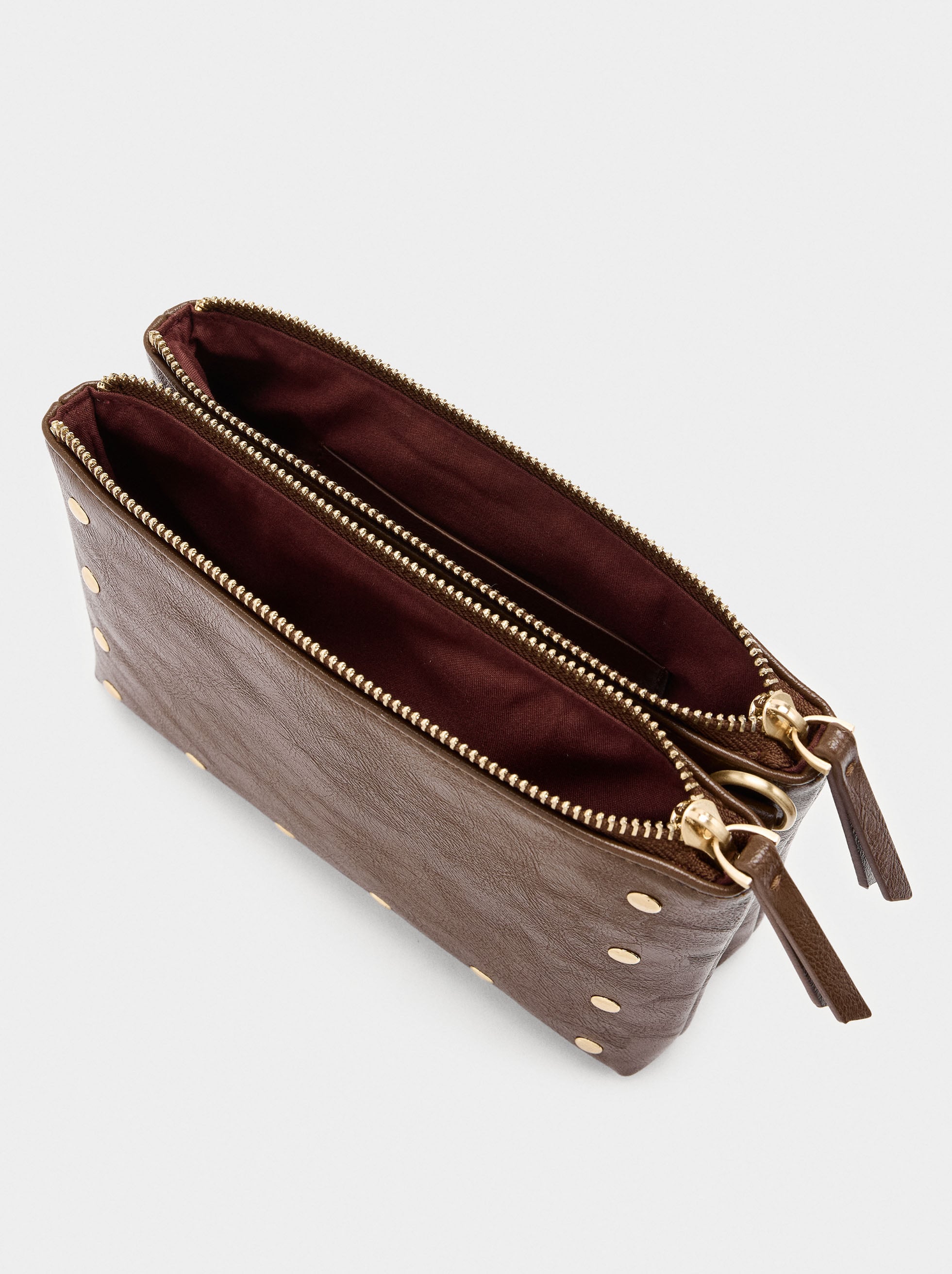 Bolso Bandolera Con Tachuelas