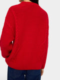 Jersey De Punto Con Flecos Y Relieves