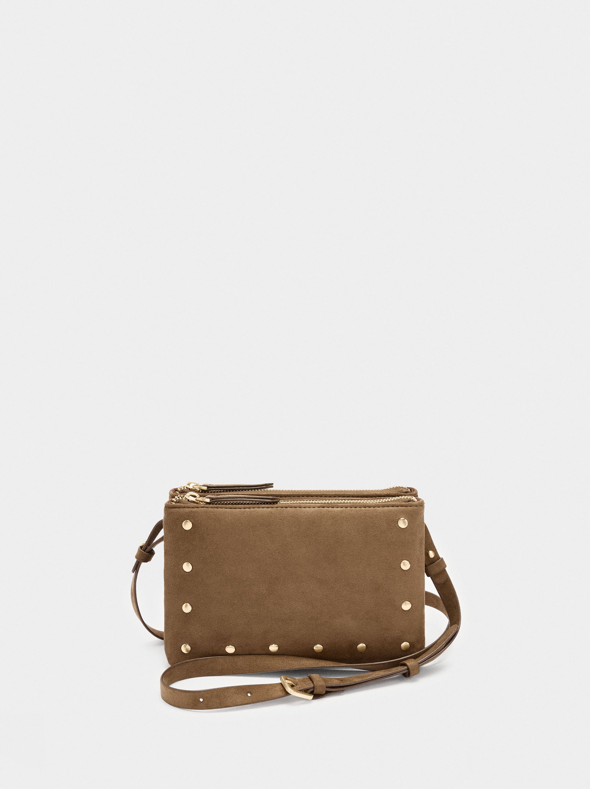 Bolso Bandolera Con Tachuelas