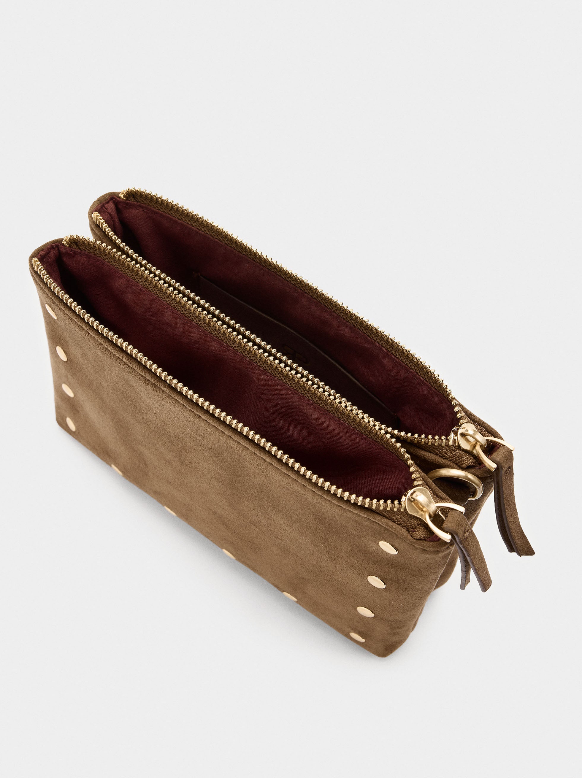Bolso Bandolera Con Tachuelas
