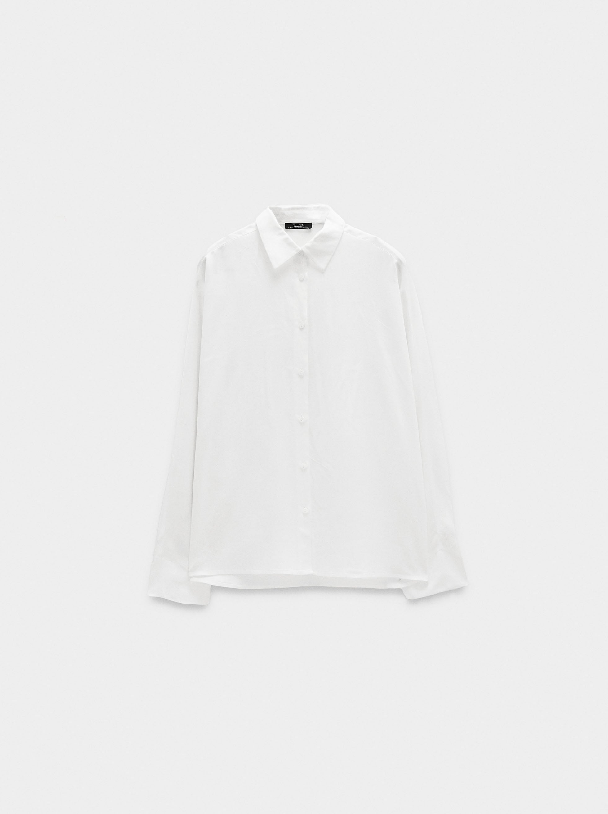 Camisa Fluida Manga Larga
