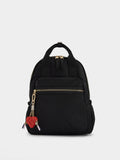 Mochila De Nylon Con Colgante De Corazón