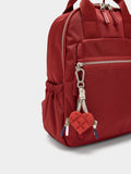 Mochila De Nylon Con Colgante De Corazón