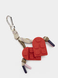 Mochila De Nylon Con Colgante De Corazón