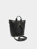 Mochila Con Textura Y Solapa