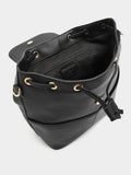 Mochila Con Textura Y Solapa